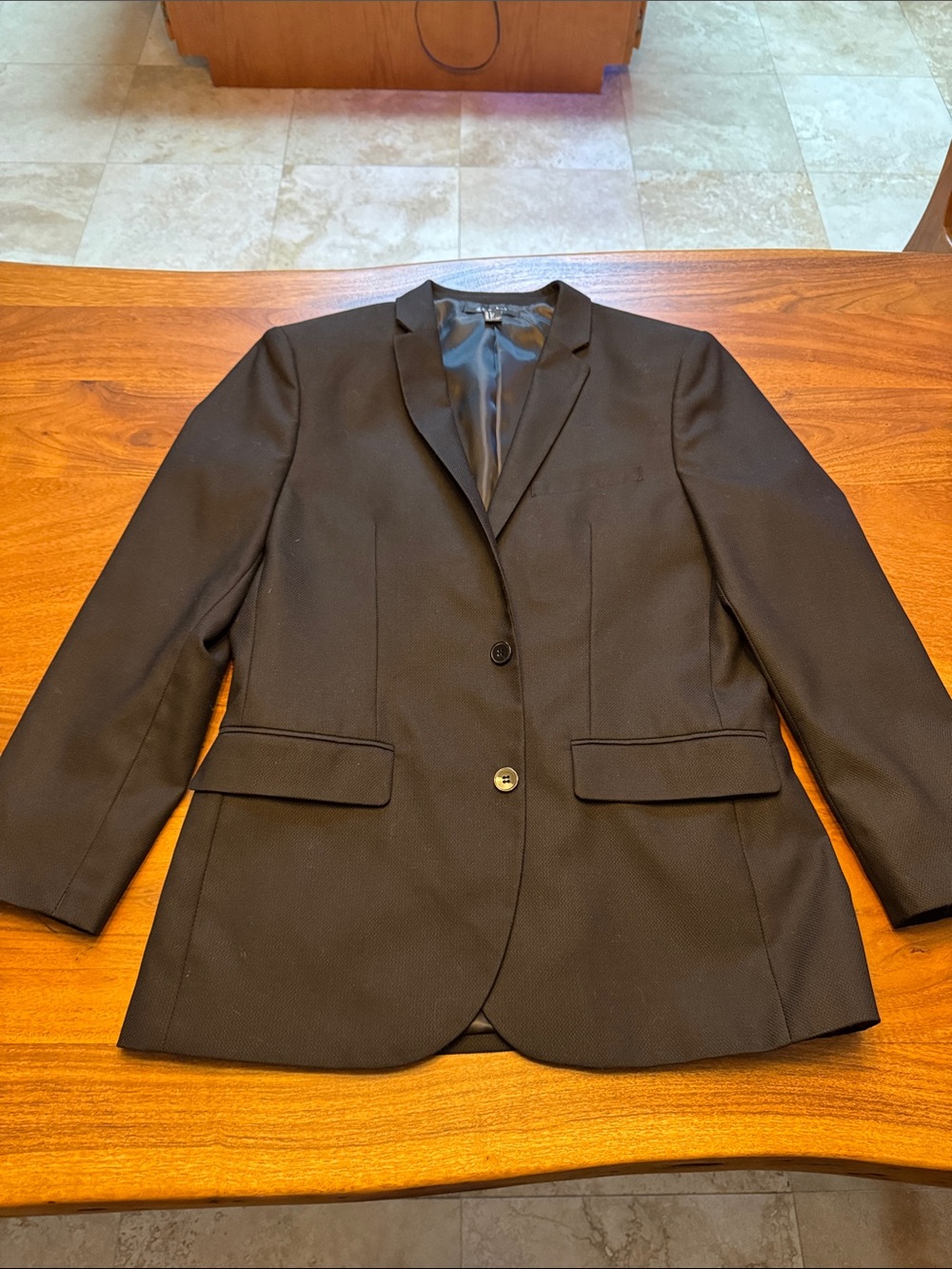 Men's Black Blazer Jacket L
